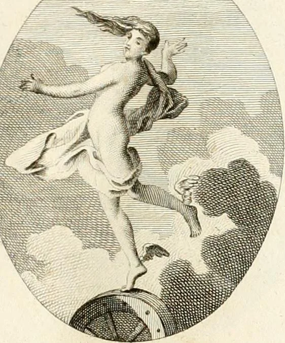 An illustration from Iconologie für Dichter, Künstler und Kunstliebhaber, 1807, leaf 42