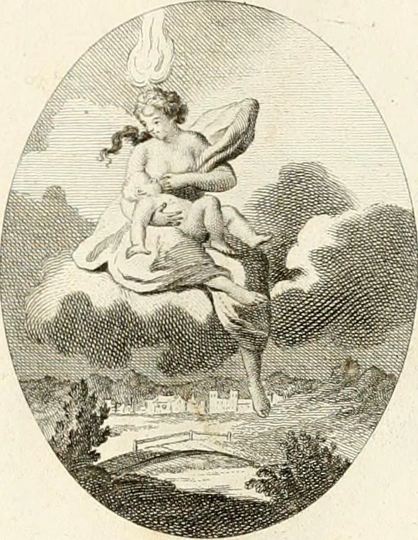 An illustration from Iconologie für Dichter, Künstler und Kunstliebhaber, 1807, leaf 42
