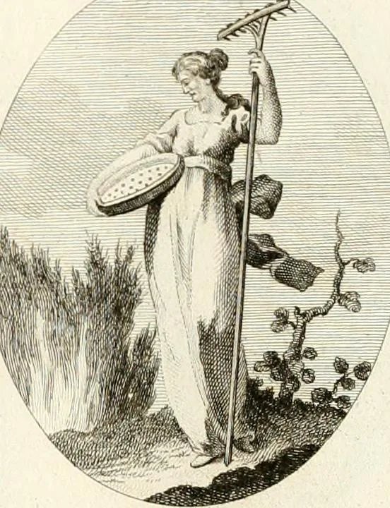 An illustration from Iconologie für Dichter, Künstler und Kunstliebhaber, 1807, leaf 42