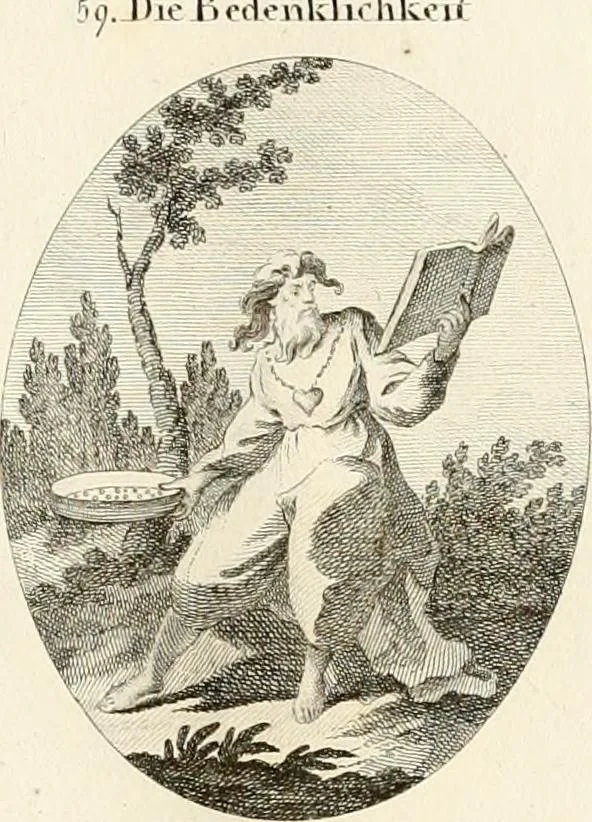 An illustration from Iconologie für Dichter, Künstler und Kunstliebhaber, 1807, leaf 44