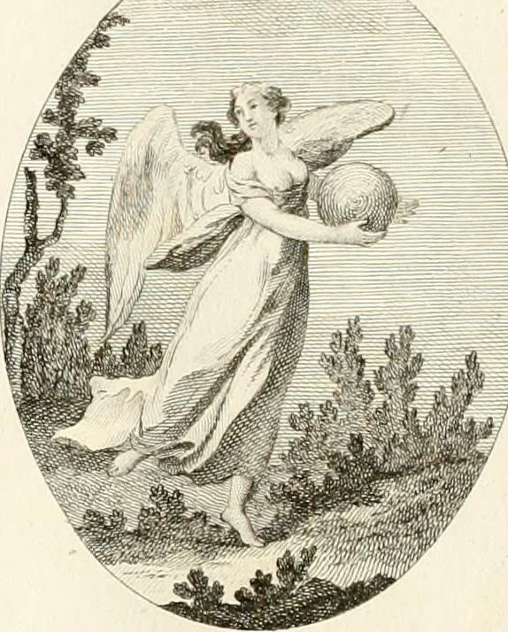 An illustration from Iconologie für Dichter, Künstler und Kunstliebhaber, 1807, leaf 44