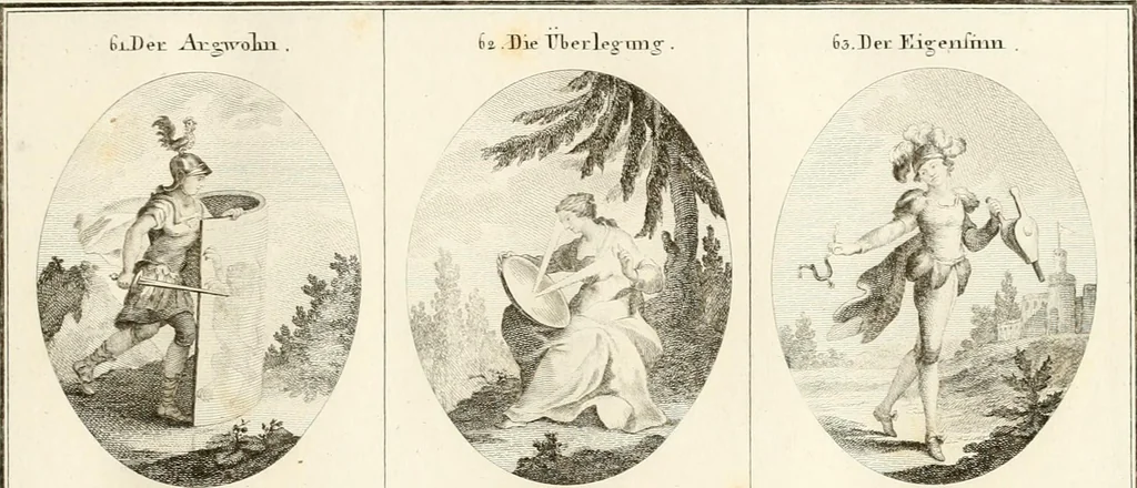 An illustration from Iconologie für Dichter, Künstler und Kunstliebhaber, 1807, leaf 46