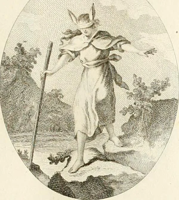 An illustration from Iconologie für Dichter, Künstler und Kunstliebhaber, 1807, leaf 48