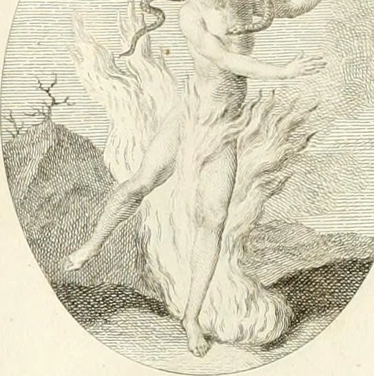 An illustration from Iconologie für Dichter, Künstler und Kunstliebhaber, 1807, leaf 48