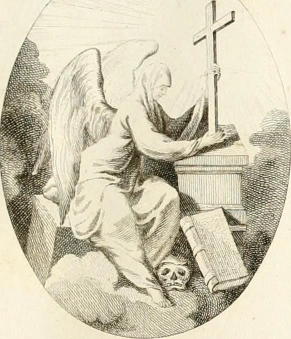 An illustration from Iconologie für Dichter, Künstler und Kunstliebhaber, 1807, leaf 50