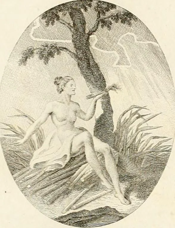 An illustration from Iconologie für Dichter, Künstler und Kunstliebhaber, 1807, leaf 54