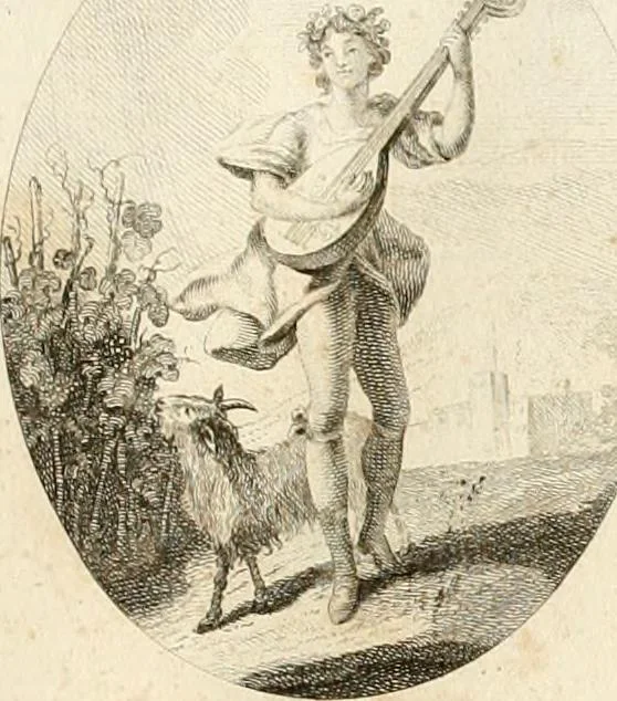 An illustration from Iconologie für Dichter, Künstler und Kunstliebhaber, 1807, leaf 56