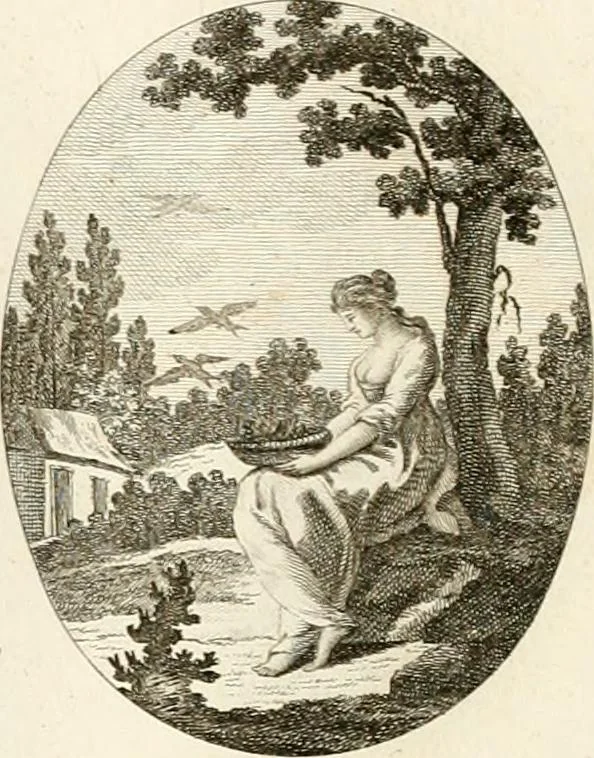 An illustration from Iconologie für Dichter, Künstler und Kunstliebhaber, 1807, leaf 60