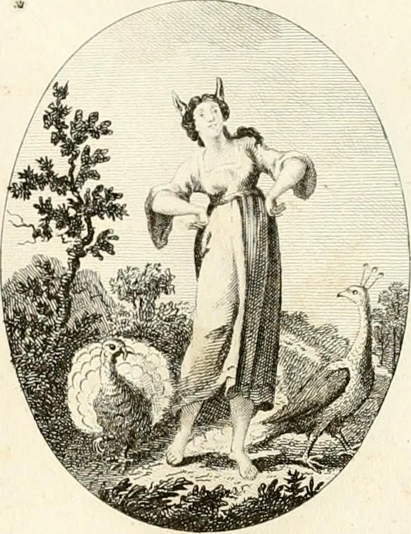 An illustration from Iconologie für Dichter, Künstler und Kunstliebhaber, 1807, leaf 62
