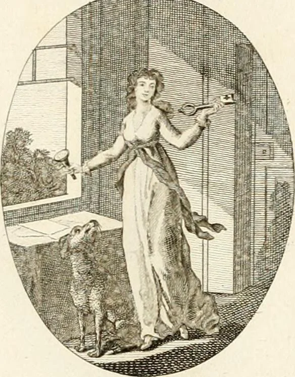 An illustration from Iconologie für Dichter, Künstler und Kunstliebhaber, 1807, leaf 64