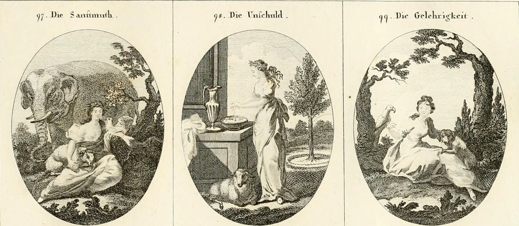 An illustration from Iconologie für Dichter, Künstler und Kunstliebhaber, 1807, leaf 70
