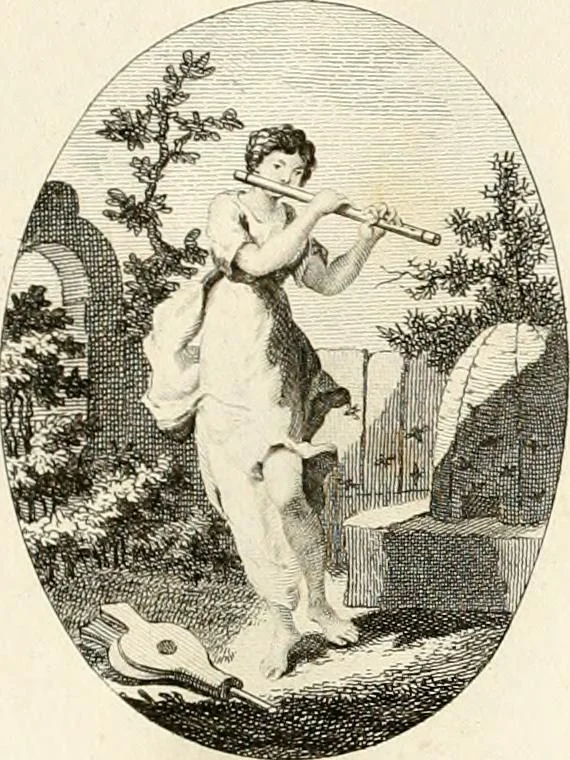 An illustration from Iconologie für Dichter, Künstler und Kunstliebhaber, 1807, leaf 72