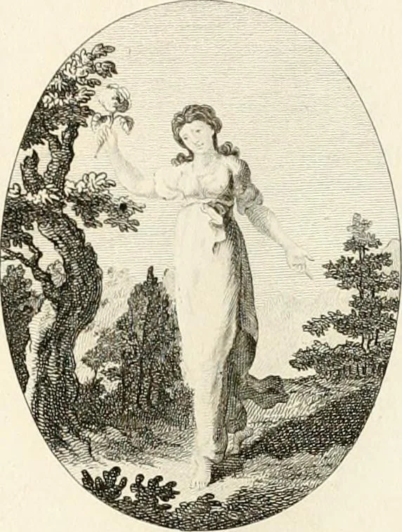 An illustration from Iconologie für Dichter, Künstler und Kunstliebhaber, 1807, leaf 72