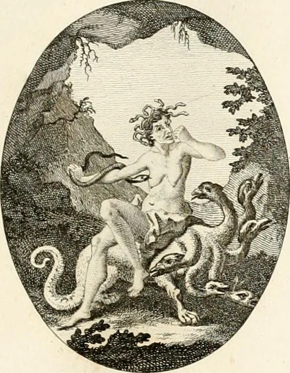 An illustration from Iconologie für Dichter, Künstler und Kunstliebhaber, 1807, leaf 74