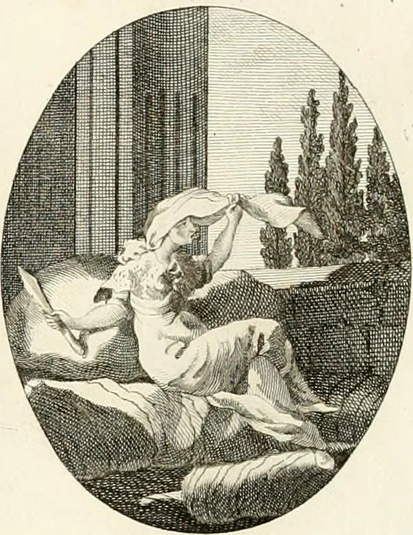 An illustration from Iconologie für Dichter, Künstler und Kunstliebhaber, 1807, leaf 74
