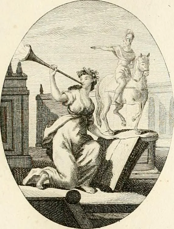 An illustration from Iconologie für Dichter, Künstler und Kunstliebhaber, 1807, leaf 76