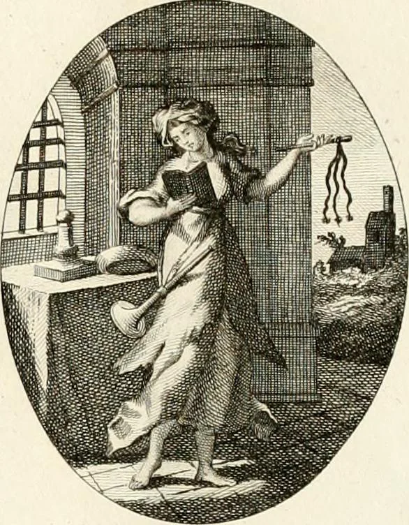An illustration from Iconologie für Dichter, Künstler und Kunstliebhaber, 1807, leaf 76