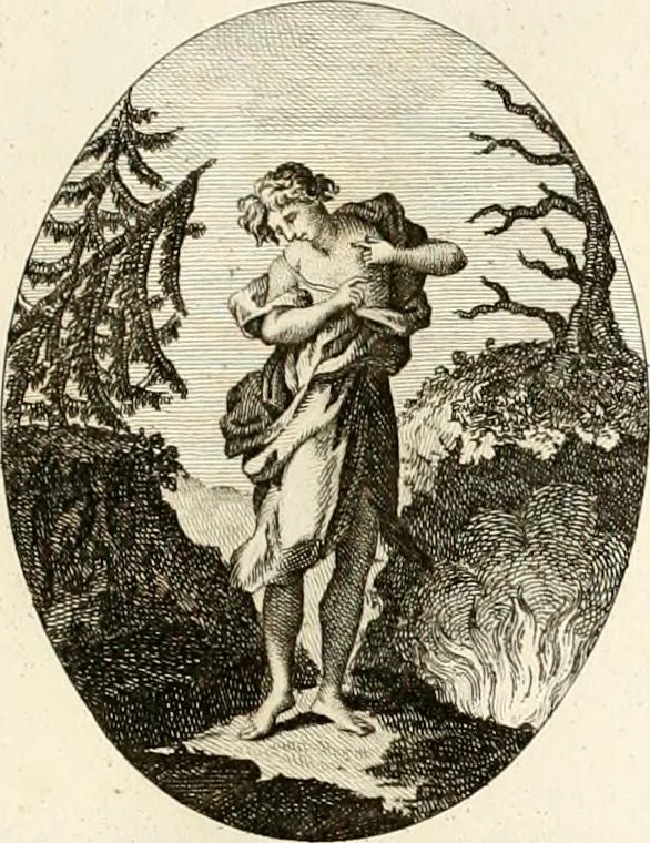 An illustration from Iconologie für Dichter, Künstler und Kunstliebhaber, 1807, leaf 78