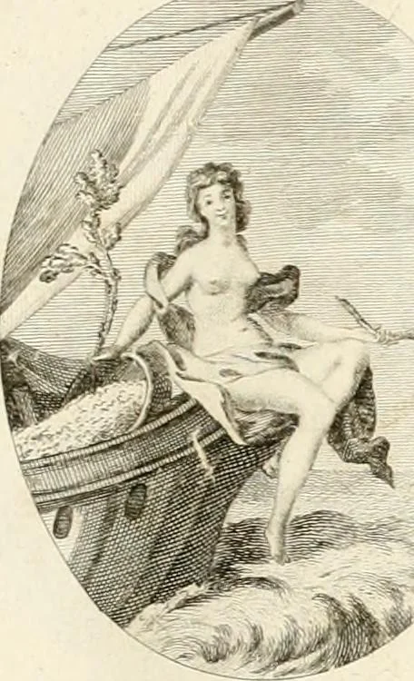 An illustration from Iconologie für Dichter, Künstler und Kunstliebhaber, 1807, leaf 8