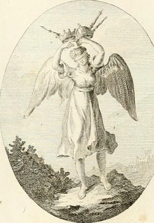 An illustration from Iconologie für Dichter, Künstler und Kunstliebhaber, 1807, leaf 80