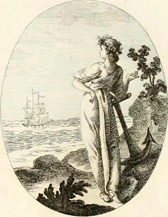 An illustration from Iconologie für Dichter, Künstler und Kunstliebhaber, 1807, leaf 82