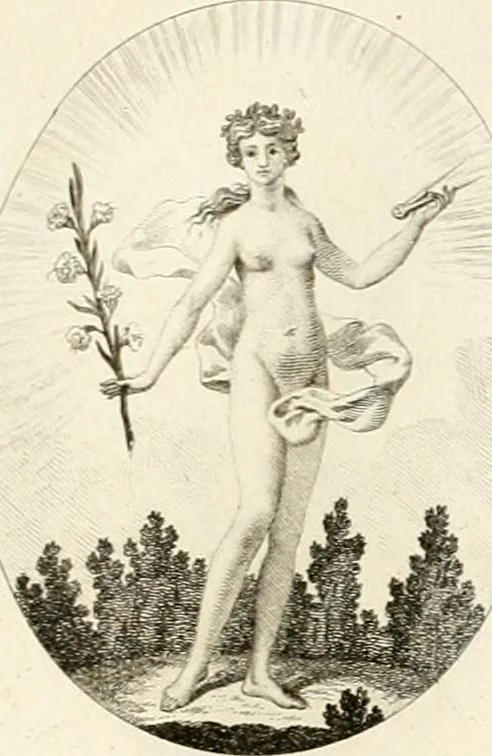 An illustration from Iconologie für Dichter, Künstler und Kunstliebhaber, 1807, leaf 92