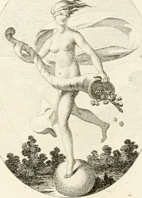 An illustration from Iconologie für Dichter, Künstler und Kunstliebhaber, 1807, leaf 92