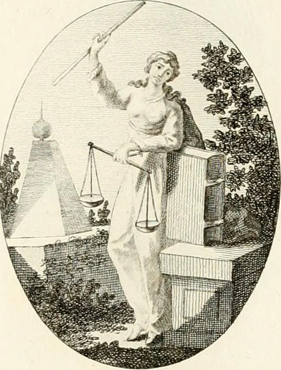 An illustration from Iconologie für Dichter, Künstler und Kunstliebhaber, 1807, leaf 94