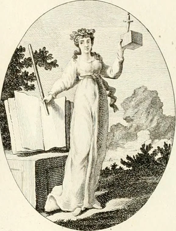 An illustration from Iconologie für Dichter, Künstler und Kunstliebhaber, 1807, leaf 94