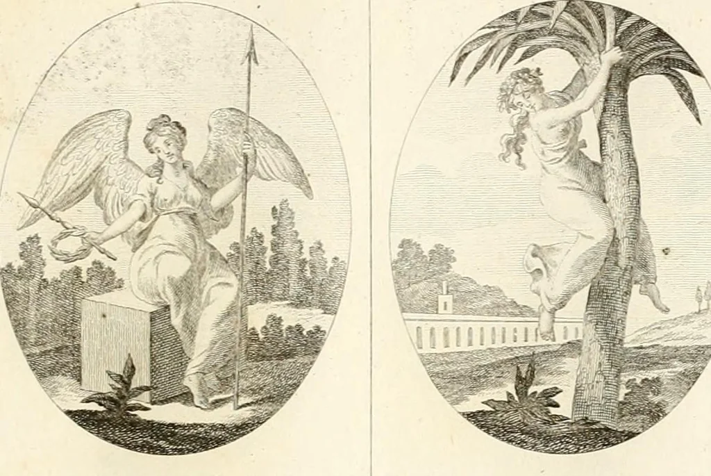 An illustration from Iconologie für Dichter, Künstler und Kunstliebhaber, 1807, leaf 96