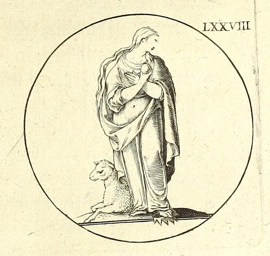 An illustration from Iconologie, ou Nouvelle explication de plusieurs images, emblemes, & autres figures hyerogliphiques des vertus, des vices, des arts, des sciences, des causes naturelles, des humeurs differentes, des passions humaines, &c. Divisée en deux parties, 1677, leaf 133