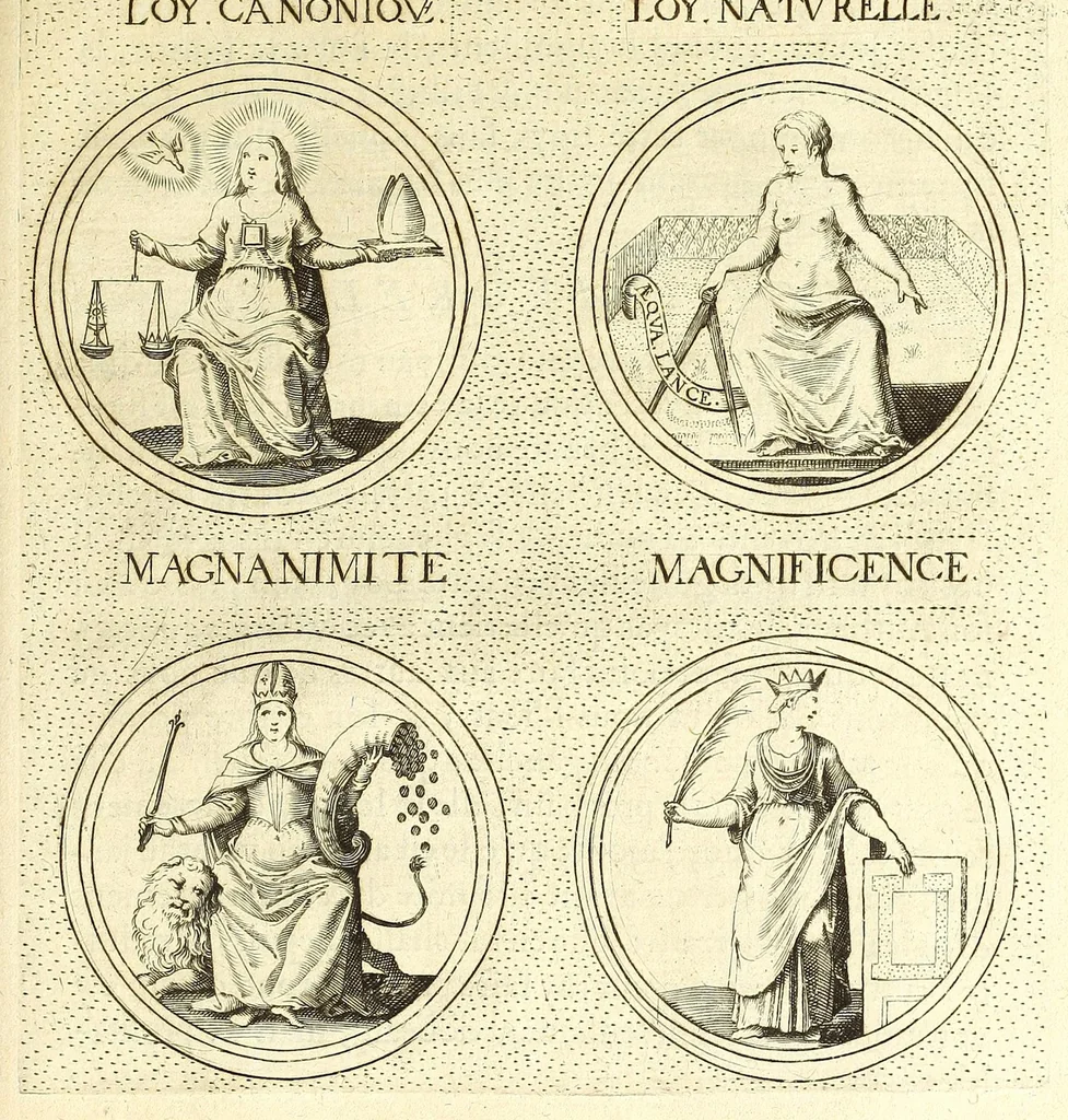 An illustration from Iconologie, ou Nouvelle explication de plusieurs images, emblemes, & autres figures hyerogliphiques des vertus, des vices, des arts, des sciences, des causes naturelles, des humeurs differentes, des passions humaines, &c. Divisée en deux parties, 1677, leaf 457