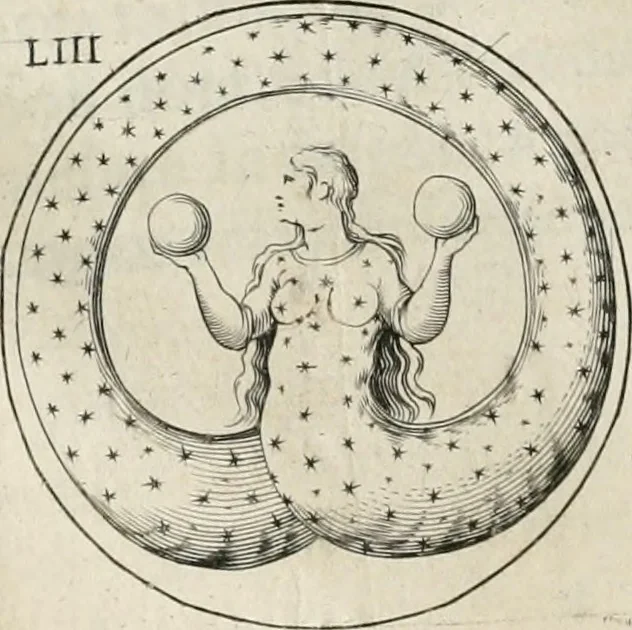 An illustration from Iconologie, ov, explication novvelle : de plvsievrs images, emblemes, et avtres figvres hyerogliphiques des vertus, des vices, des arts, des sciences, des causes naturelles, des humeurs differentes, & des passions humaines : oevvre necessaire a tovte sorte d'esprits, et particvlierement a cevx qvi aspirent ..., 1636, leaf 103