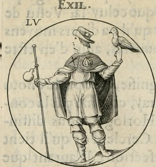An illustration from Iconologie, ov, explication novvelle : de plvsievrs images, emblemes, et avtres figvres hyerogliphiques des vertus, des vices, des arts, des sciences, des causes naturelles, des humeurs differentes, & des passions humaines : oevvre necessaire a tovte sorte d'esprits, et particvlierement a cevx qvi aspirent ..., 1636, leaf 111