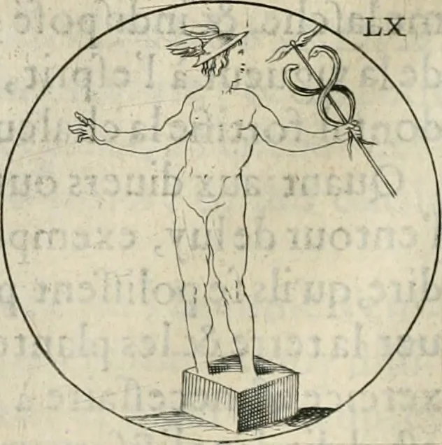 An illustration from Iconologie, ov, explication novvelle : de plvsievrs images, emblemes, et avtres figvres hyerogliphiques des vertus, des vices, des arts, des sciences, des causes naturelles, des humeurs differentes, & des passions humaines : oevvre necessaire a tovte sorte d'esprits, et particvlierement a cevx qvi aspirent ..., 1636, leaf 111