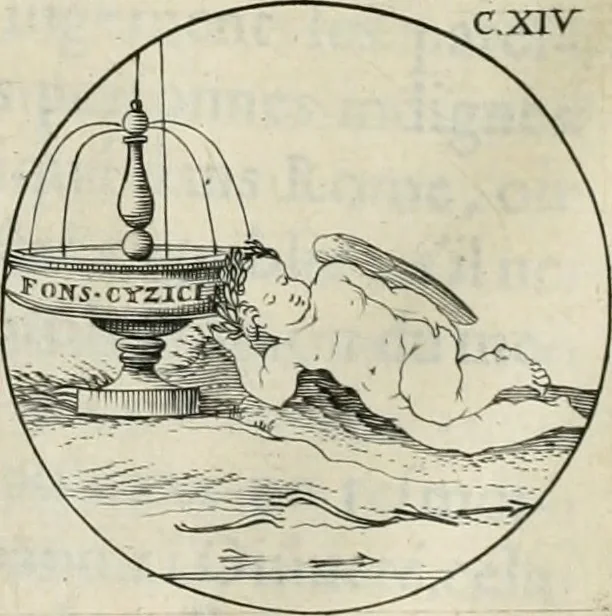 An illustration from Iconologie, ov, explication novvelle : de plvsievrs images, emblemes, et avtres figvres hyerogliphiques des vertus, des vices, des arts, des sciences, des causes naturelles, des humeurs differentes, & des passions humaines : oevvre necessaire a tovte sorte d'esprits, et particvlierement a cevx qvi aspirent ..., 1636, leaf 191