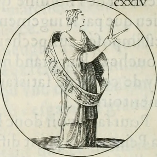 An illustration from Iconologie, ov, explication novvelle : de plvsievrs images, emblemes, et avtres figvres hyerogliphiques des vertus, des vices, des arts, des sciences, des causes naturelles, des humeurs differentes, & des passions humaines : oevvre necessaire a tovte sorte d'esprits, et particvlierement a cevx qvi aspirent ..., 1636, leaf 213
