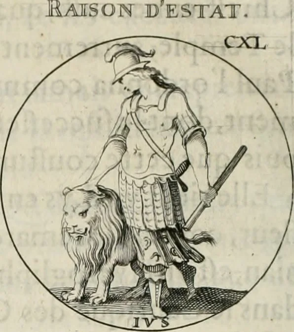 An illustration from Iconologie, ov, explication novvelle : de plvsievrs images, emblemes, et avtres figvres hyerogliphiques des vertus, des vices, des arts, des sciences, des causes naturelles, des humeurs differentes, & des passions humaines : oevvre necessaire a tovte sorte d'esprits, et particvlierement a cevx qvi aspirent ..., 1636, leaf 239