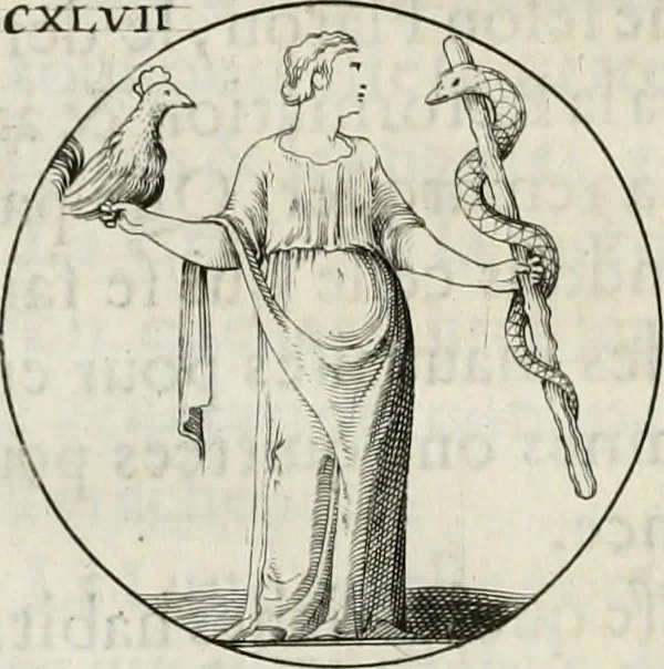 An illustration from Iconologie, ov, explication novvelle : de plvsievrs images, emblemes, et avtres figvres hyerogliphiques des vertus, des vices, des arts, des sciences, des causes naturelles, des humeurs differentes, & des passions humaines : oevvre necessaire a tovte sorte d'esprits, et particvlierement a cevx qvi aspirent ..., 1636, leaf 247