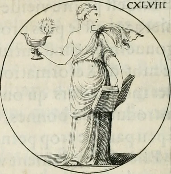 An illustration from Iconologie, ov, explication novvelle : de plvsievrs images, emblemes, et avtres figvres hyerogliphiques des vertus, des vices, des arts, des sciences, des causes naturelles, des humeurs differentes, & des passions humaines : oevvre necessaire a tovte sorte d'esprits, et particvlierement a cevx qvi aspirent ..., 1636, leaf 247