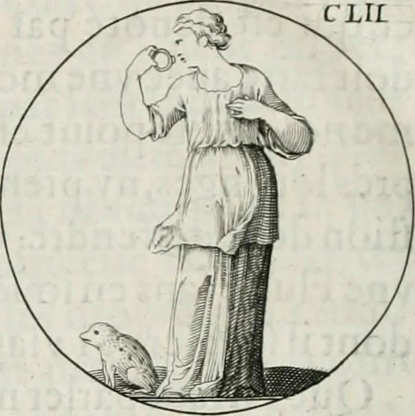 An illustration from Iconologie, ov, explication novvelle : de plvsievrs images, emblemes, et avtres figvres hyerogliphiques des vertus, des vices, des arts, des sciences, des causes naturelles, des humeurs differentes, & des passions humaines : oevvre necessaire a tovte sorte d'esprits, et particvlierement a cevx qvi aspirent ..., 1636, leaf 255