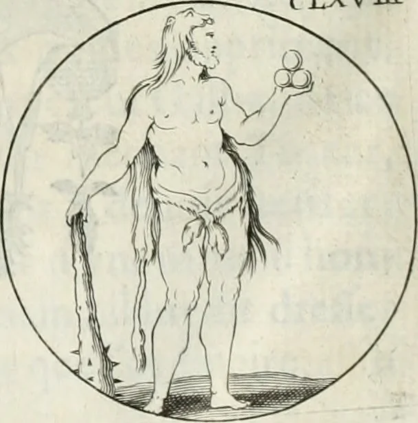 An illustration from Iconologie, ov, explication novvelle : de plvsievrs images, emblemes, et avtres figvres hyerogliphiques des vertus, des vices, des arts, des sciences, des causes naturelles, des humeurs differentes, & des passions humaines : oevvre necessaire a tovte sorte d'esprits, et particvlierement a cevx qvi aspirent ..., 1636, leaf 273
