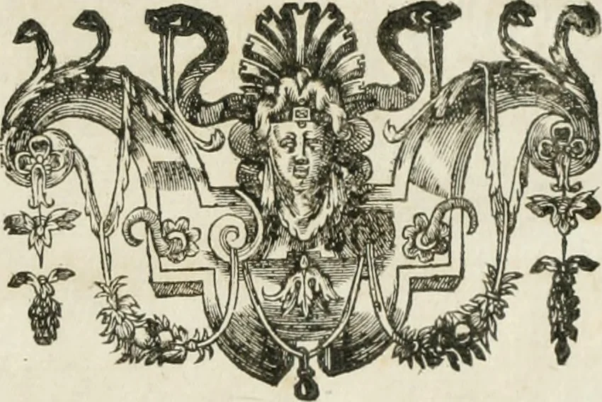 An illustration from Iconologie, ov, explication novvelle : de plvsievrs images, emblemes, et avtres figvres hyerogliphiques des vertus, des vices, des arts, des sciences, des causes naturelles, des humeurs differentes, & des passions humaines : oevvre necessaire a tovte sorte d'esprits, et particvlierement a cevx qvi aspirent ..., 1636, leaf 288
