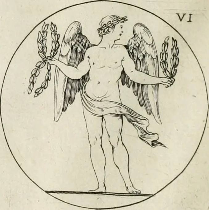 An illustration from Iconologie, ov, explication novvelle : de plvsievrs images, emblemes, et avtres figvres hyerogliphiques des vertus, des vices, des arts, des sciences, des causes naturelles, des humeurs differentes, & des passions humaines : oevvre necessaire a tovte sorte d'esprits, et particvlierement a cevx qvi aspirent ..., 1636, leaf 31