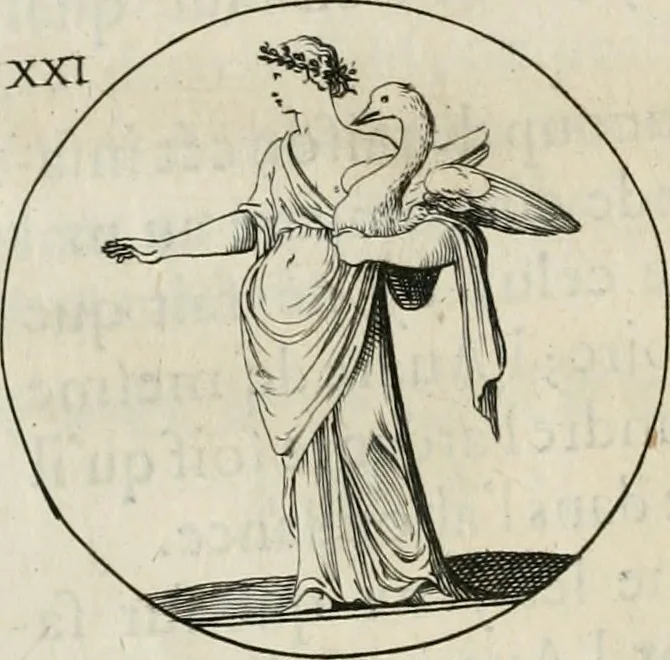 An illustration from Iconologie, ov, explication novvelle : de plvsievrs images, emblemes, et avtres figvres hyerogliphiques des vertus, des vices, des arts, des sciences, des causes naturelles, des humeurs differentes, & des passions humaines : oevvre necessaire a tovte sorte d'esprits, et particvlierement a cevx qvi aspirent ..., 1636, leaf 65