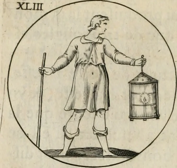 An illustration from Iconologie, ov, explication novvelle : de plvsievrs images, emblemes, et avtres figvres hyerogliphiques des vertus, des vices, des arts, des sciences, des causes naturelles, des humeurs differentes, & des passions humaines : oevvre necessaire a tovte sorte d'esprits, et particvlierement a cevx qvi aspirent ..., 1636, leaf 97