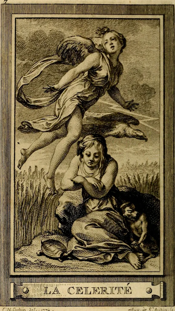 An illustration from Iconologie par figures; ou, Traité complet des allégories, emblêmes, etc. Ouvrage utile aux artistes, aux amateurs, et peuvent servir à l'éducation des jeunes personnes, 1791, leaf 129