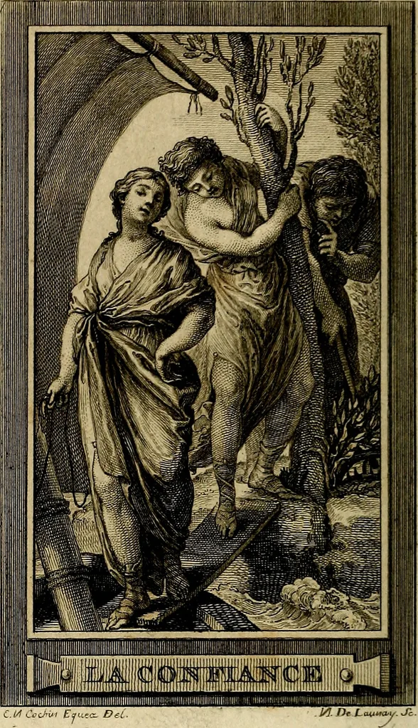 An illustration from Iconologie par figures; ou, Traité complet des allégories, emblêmes, etc. Ouvrage utile aux artistes, aux amateurs, et peuvent servir à l'éducation des jeunes personnes, 1791, leaf 165