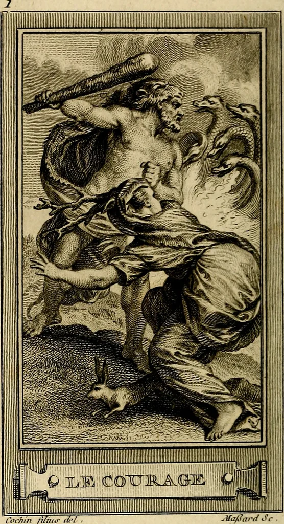 An illustration from Iconologie par figures; ou, Traité complet des allégories, emblêmes, etc. Ouvrage utile aux artistes, aux amateurs, et peuvent servir à l'éducation des jeunes personnes, 1791, leaf 173