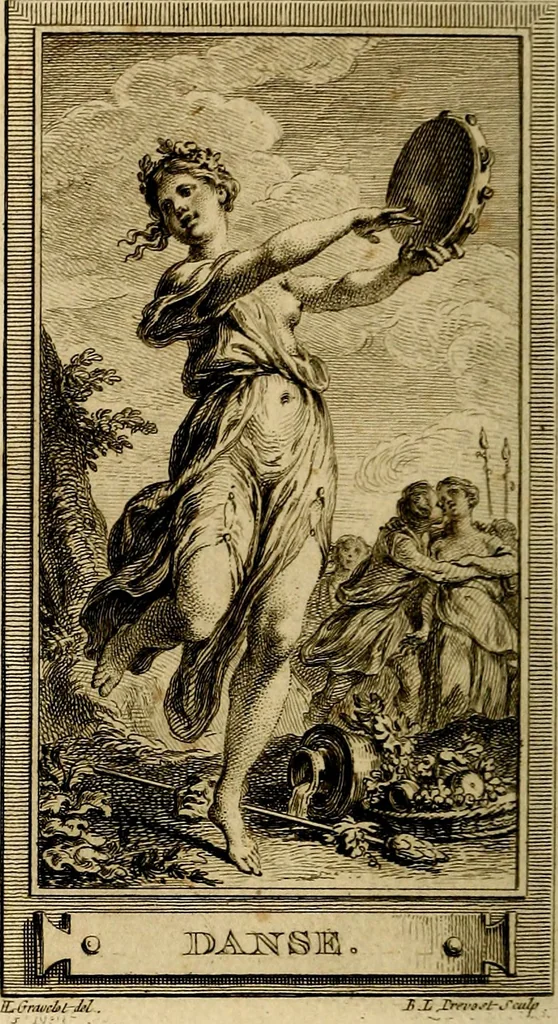 An illustration from Iconologie par figures; ou, Traité complet des allégories, emblêmes, etc. Ouvrage utile aux artistes, aux amateurs, et peuvent servir à l'éducation des jeunes personnes, 1791, leaf 177